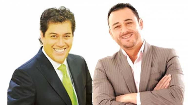 Los periodistas Andrés Rojas y Pablo Llanos (archivo).