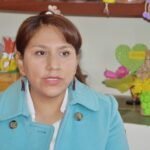 Directora del Servicio Departamental de Gestión Social (Sedeges), Lic. María Esther Valencia.