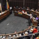 Asambleístas nacionales durante una sesión del pleno de la Cámara de Senadores. | APG