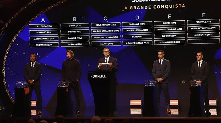 Sorteo de llaves de la Copa Sudamericana. | EFE