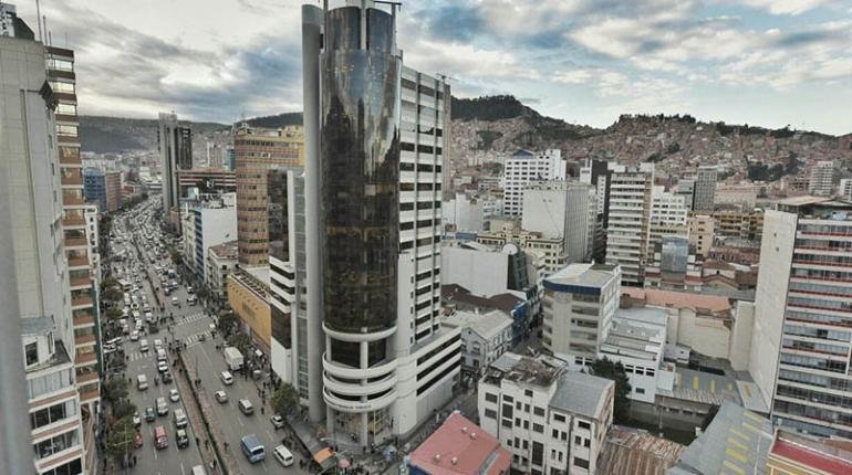 Oficinas del Ministerio de Economía en el centro de La Paz. | ABI