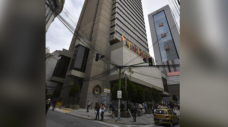 Oficinas del Banco Central de Bolivia en la ciudad de La Paz. | APG