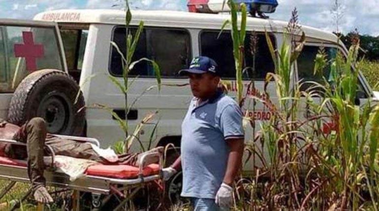 Uno de los heridos en los enfrentamientos en Santagro. | RRSS