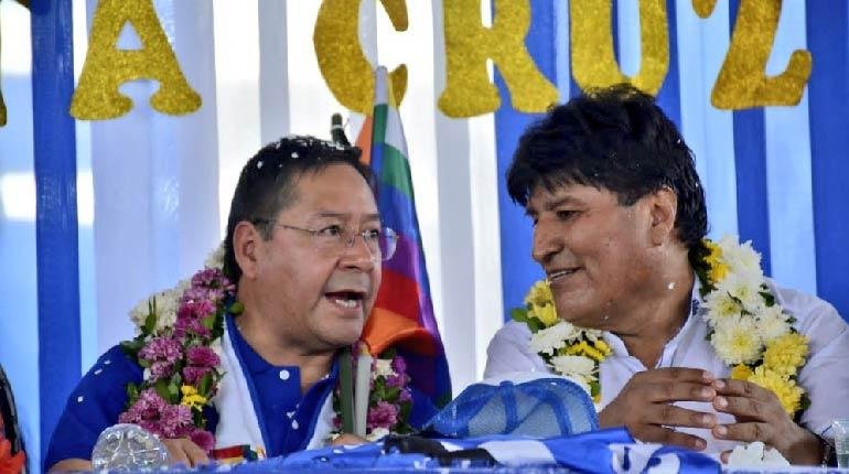Luis Arce y Evo Morales. | Agencias.