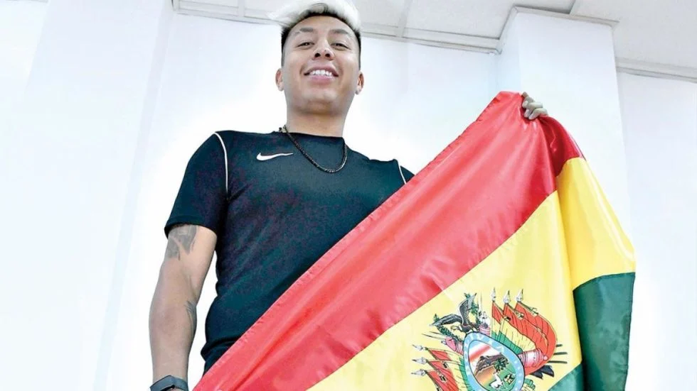 El destacado deportista boliviano Conrrado Moscoso.